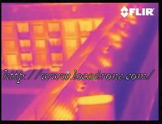 Vue aérienne en thermographie infrarouge, copyright Locadrone SAS