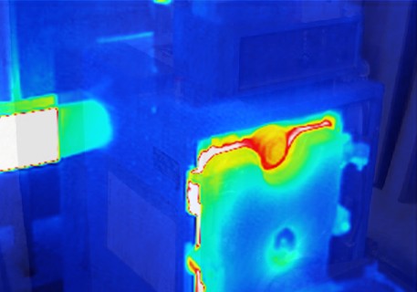 Thermographie chaudière fonte