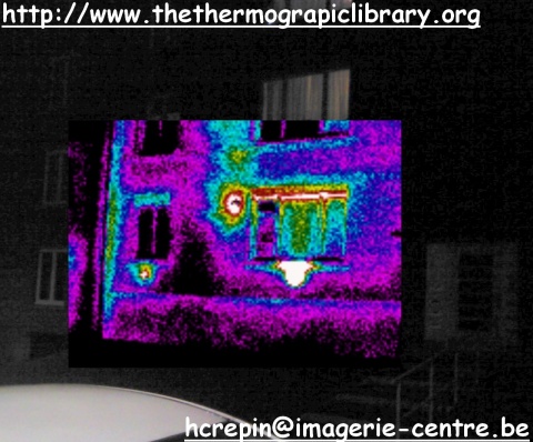 Humidité ascensionnelle en thermographie infrarouge
